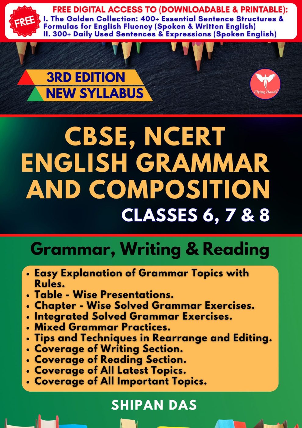 CBSE, NCERT English Grammar and Composition - Classes 6, 7 & 8